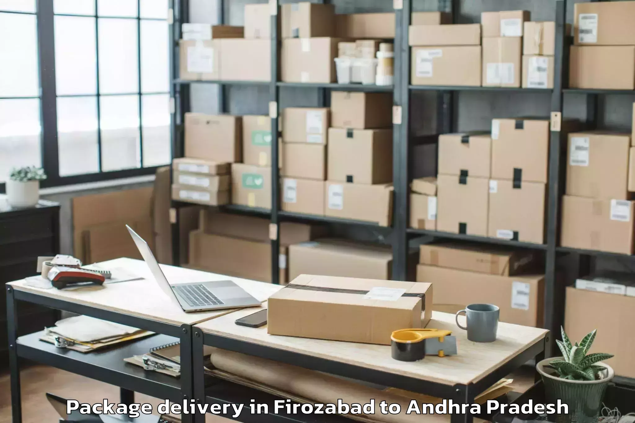 Professional Firozabad to Bantumilli Package Delivery